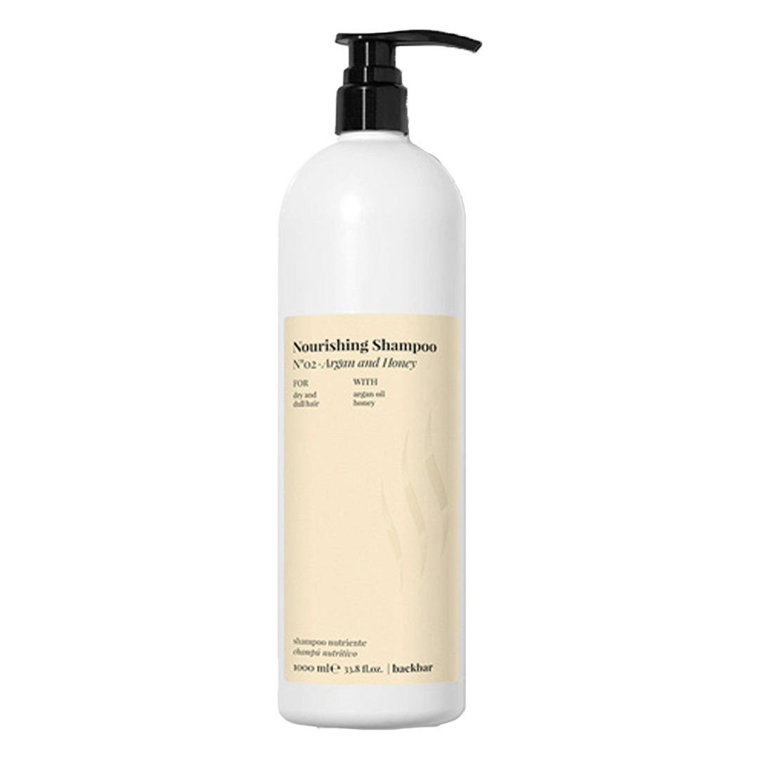 N°02 - Argan and Honey Nourishing Champú 1000ml - Farmavita